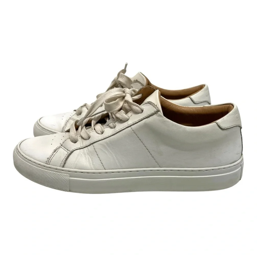 Greats Brooklyn Royale White Leather Casual Contemporary Sneakers Women’s 8.5 - Picture 6 of 13
